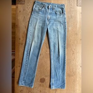 Vintage 90s Carhartt Jeans Men's Size 31x34 Blue Denim Relaxed Fit